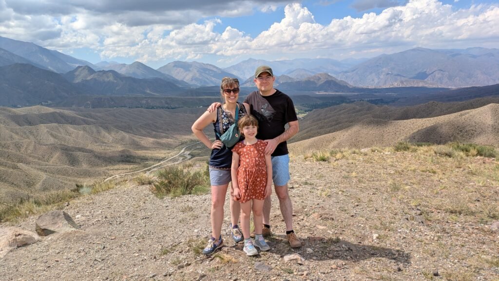 Family in Andes